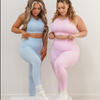 Petal Seamless Leggings - Camellia