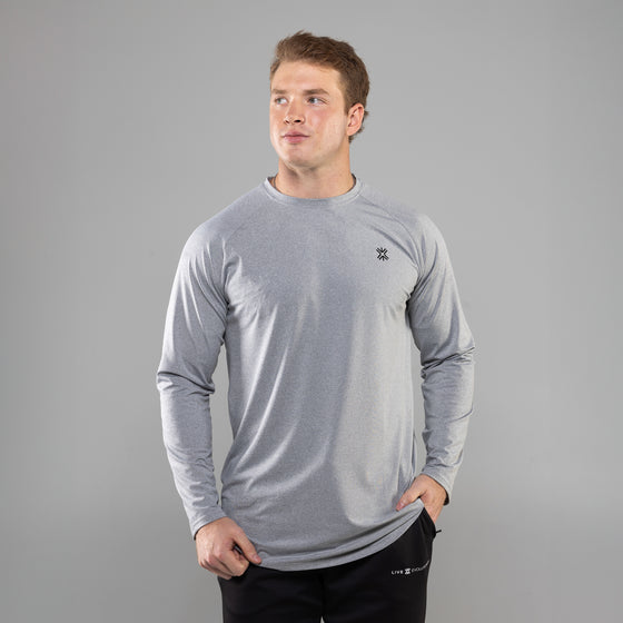 Prime II Long-Sleeve - Heather Grey