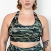 Adore II Sports Bra - Green Camo