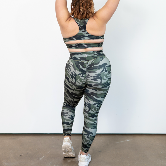 Adore II Leggings - Green Camo