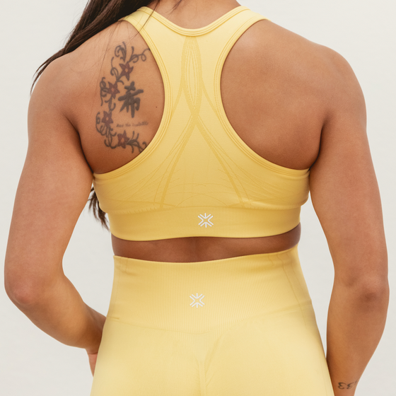 Petal Seamless Sports Bra - Primrose