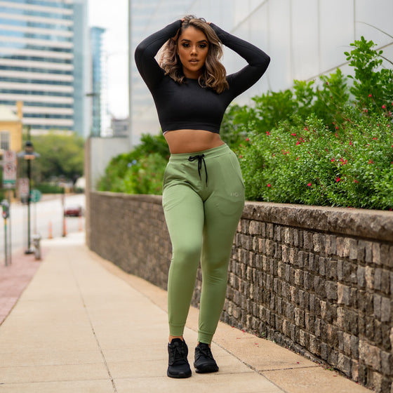 LE Sport Joggers- Army Green