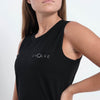 Evolve Open Back Tank (Black) - Live Evolutionary