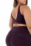 Princess Sports Bra (Plum) - Live Evolutionary